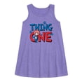 thumbnail image 1 of Dr.Seuss - American Thing One - Toddler and Youth Girls A-line Dress, 1 of 4