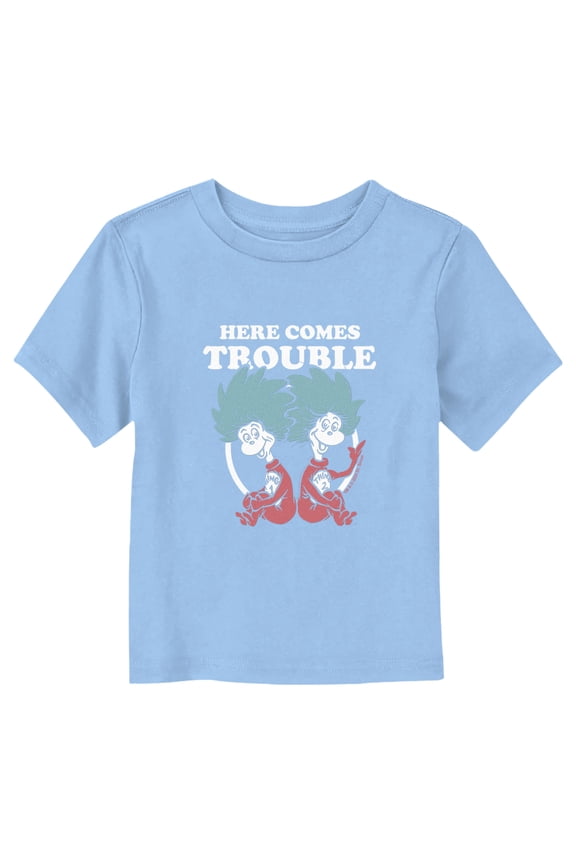 Thing One and Thing Two Here Comes Trouble Graphic T-Shirt