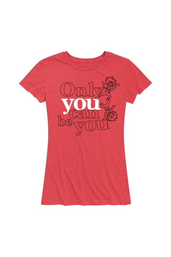 - Thing One and Thing Two Only You Can Be You - Women's Short Sleeve Graphic T-Shirt