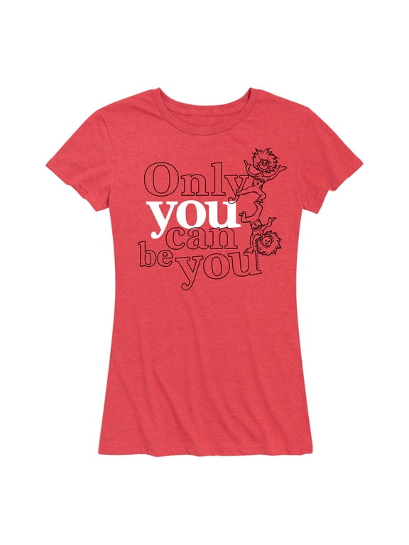 - Thing One and Thing Two Only You Can Be You Women's Short Sleeve Graphic T-Shirt
