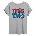 thumbnail image 1 of Dr. Seuss - Thing Two - Juniors Ideal Flowy Muscle T-Shirt, 1 of 6