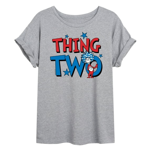 Dr. Seuss - American Thing Two - Women's Oversized T-Shirt