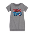 thumbnail image 1 of Dr.Seuss - Thing Two - Toddler And Youth Girls Fleece Dress, 1 of 1
