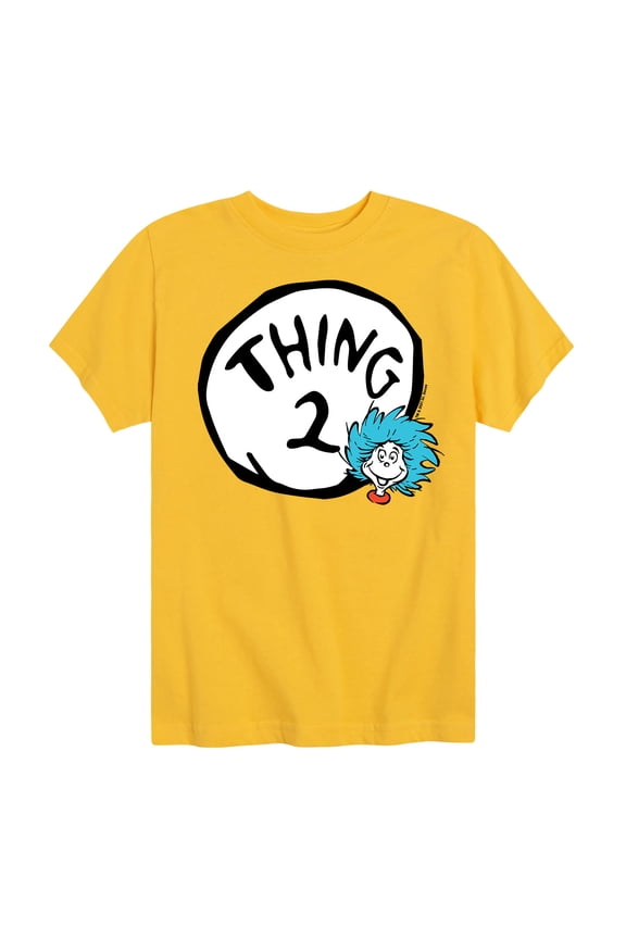 - Thing Two - Toddler And Youth Short Sleeve Graphic T-Shirt
