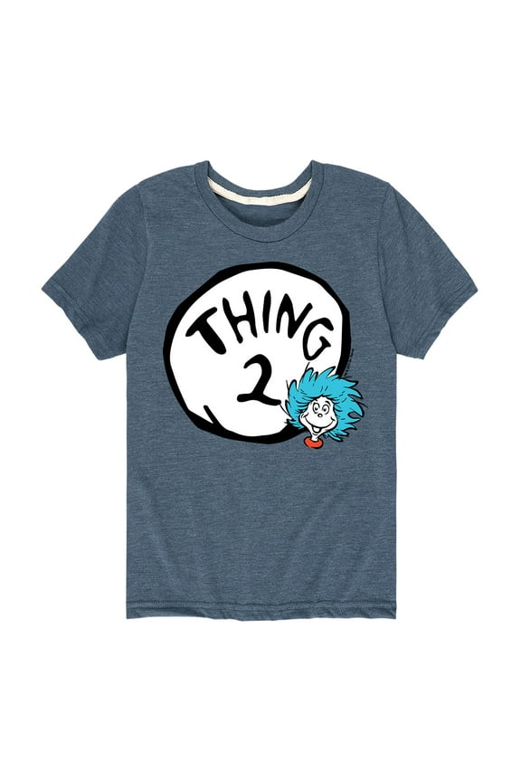 - Thing Two - Toddler And Youth Short Sleeve Graphic T-Shirt