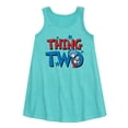 thumbnail image 1 of Dr.Seuss - American Thing Two - Toddler and Youth Girls A-line Dress, 1 of 4