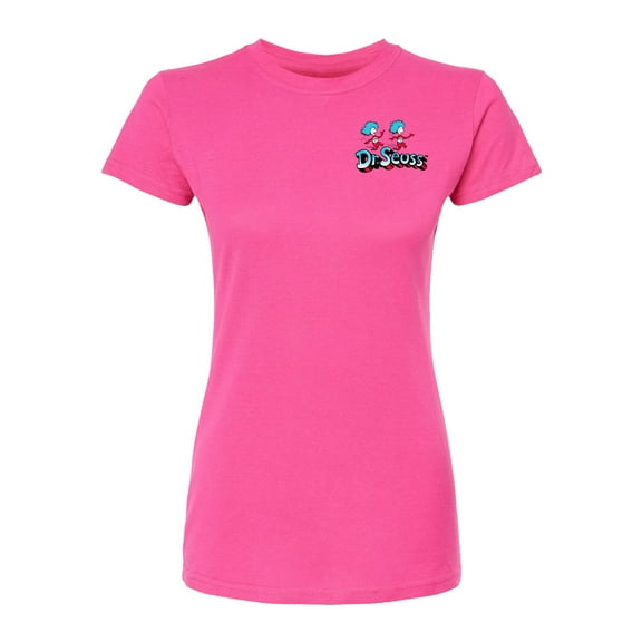 Dr. Seuss - Things Were Here - Juniors Fitted Short Sleeve Graphic T-Shirt