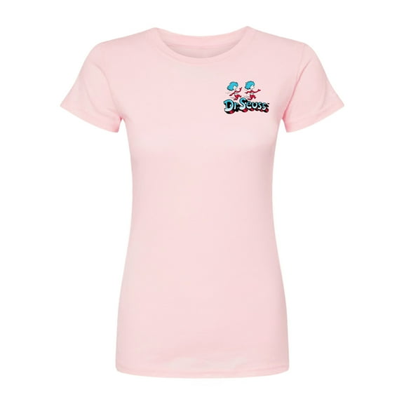 Dr. Seuss - Things Were Here - Juniors Fitted Short Sleeve Graphic T-Shirt