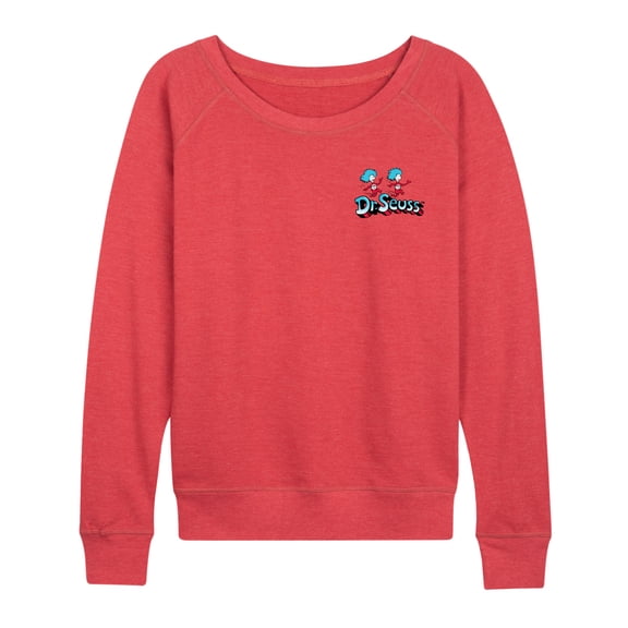 Dr. Seuss - Things Were Here - Women's French Terry Long Sleeve Pullover