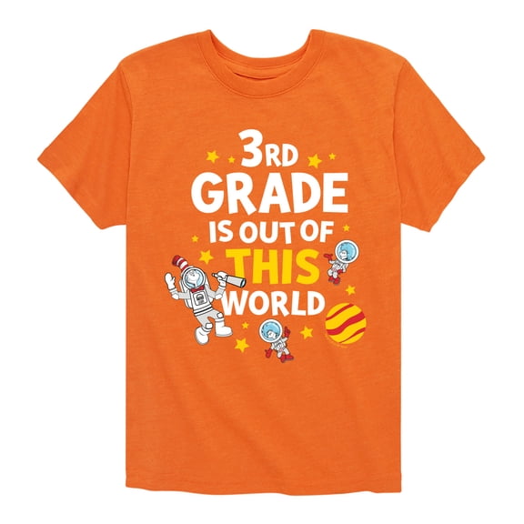 Dr. Seuss - Third Grade Out Of This World - Youth Short Sleeve Graphic T-Shirt
