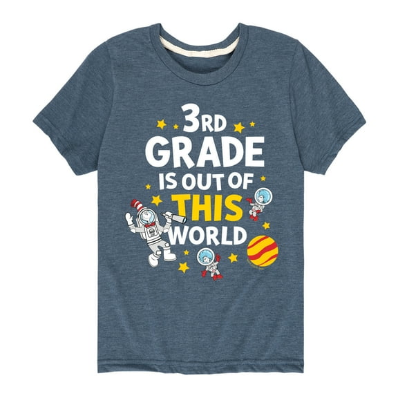 Dr. Seuss - Third Grade Out Of This World - Youth Short Sleeve Graphic T-Shirt