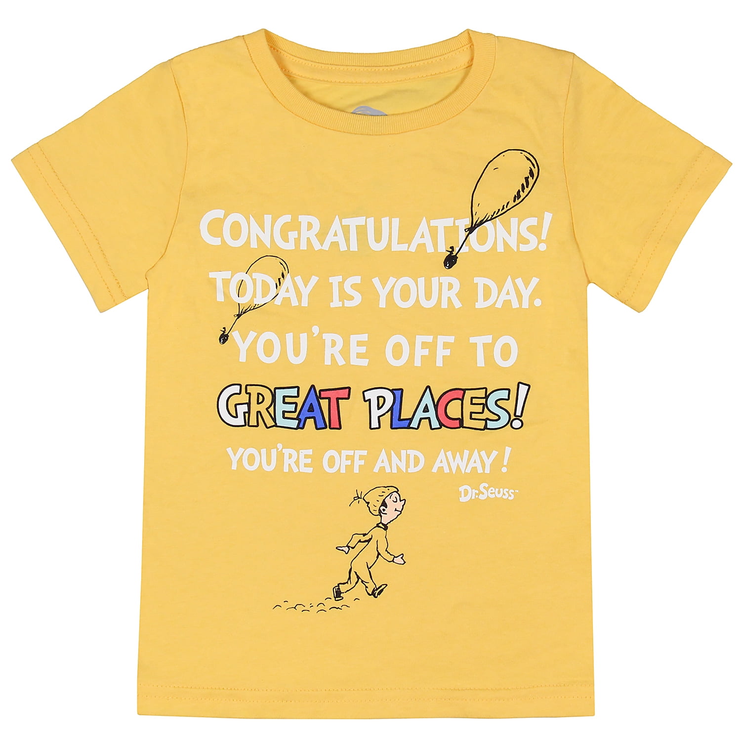 Dr. Seuss Toddler Boy's Congratulations Today Is Your Day Graphic Kids ...