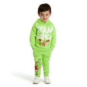 DR. SEUSS Toddler "TEAM GRINCH" Sweatshirt and Jogger Set, Sizes 2T-5T