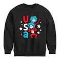 thumbnail image 1 of Dr. Seuss - USA Things - Toddler And Youth Crewneck Fleece Sweatshirt, 1 of 5