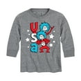 thumbnail image 1 of Dr. Seuss - USA Things - Toddler And Youth Long Sleeve Graphic T-Shirt, 1 of 5
