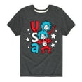 thumbnail image 1 of Dr. Seuss - USA Things - Toddler and Youth Short Sleeve Graphic T-Shirt, 1 of 5