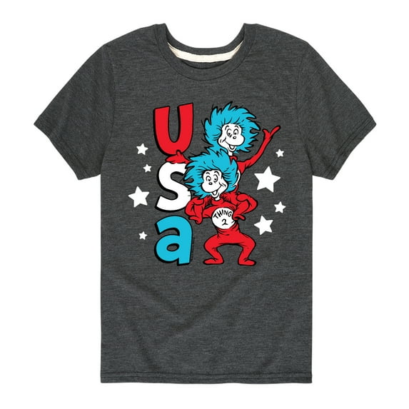 Dr. Seuss - USA Things - Toddler and Youth Short Sleeve Graphic T-Shirt