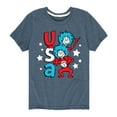 thumbnail image 1 of Dr. Seuss - USA Things - Toddler and Youth Short Sleeve Graphic T-Shirt, 1 of 5