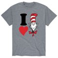 thumbnail image 1 of Dr. Seuss - Valentine's Day with Cat In The Hat - Men's Short Sleeve Graphic T-Shirt, 1 of 6