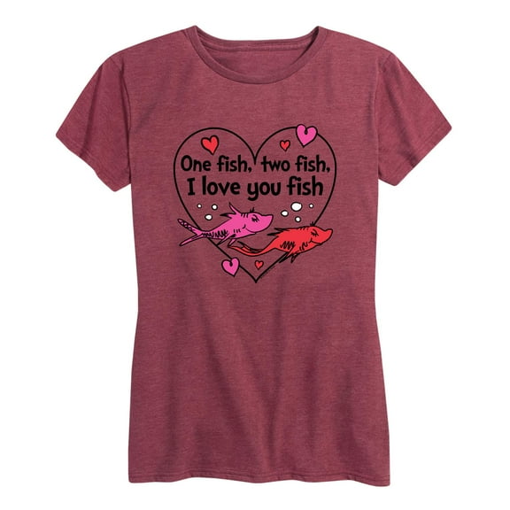 Dr. Seuss - Valentine's Day with Cat In The Hat - Women's Short Sleeve Graphic T-Shirt