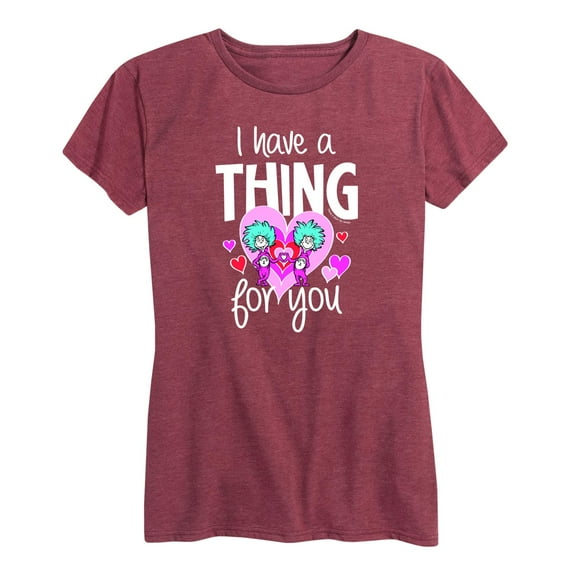 Dr. Seuss - Valentine's Day with Cat In The Hat - Women's Short Sleeve Graphic T-Shirt