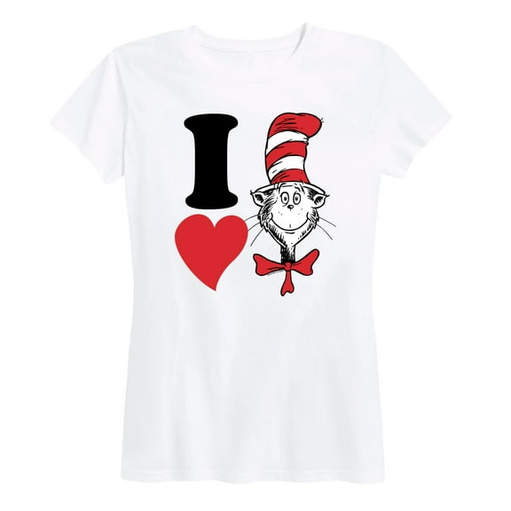 Dr. Seuss - Valentine's Day with Cat In The Hat - Women's Short Sleeve Graphic T-Shirt