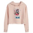 thumbnail image 1 of Dr. Seuss - Waving Banners Red White Blue - Juniors Cropped Pullover Hoodie, 1 of 6