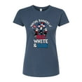 thumbnail image 1 of Dr. Seuss - Waving Banners Red White Blue - Juniors Fitted Graphic T-Shirt, 1 of 6