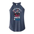 thumbnail image 1 of Dr. Seuss - Waving Banners Red White Blue - Juniors High Neck Tank Top, 1 of 5