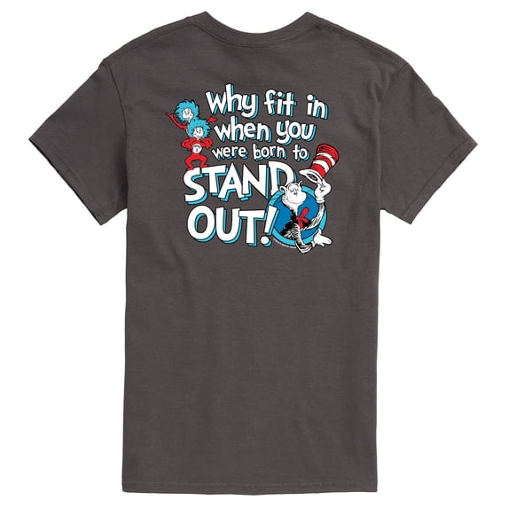 Dr. Seuss - Why Fit In - Men's Short Sleeve Graphic T-Shirt