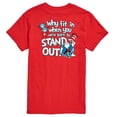thumbnail image 1 of Dr. Seuss - Why Fit In - Men's Short Sleeve Graphic T-Shirt, 1 of 5