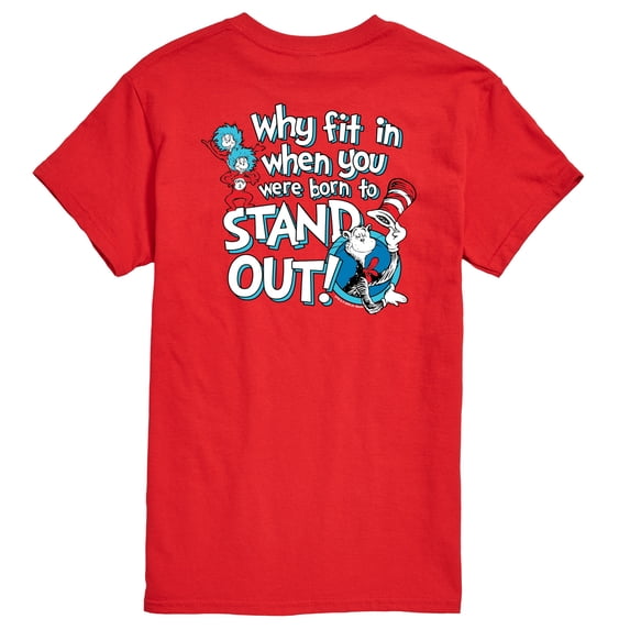 Dr. Seuss - Why Fit In - Men's Short Sleeve Graphic T-Shirt