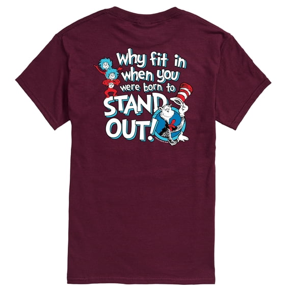 Dr. Seuss - Why Fit In - Men's Short Sleeve Graphic T-Shirt