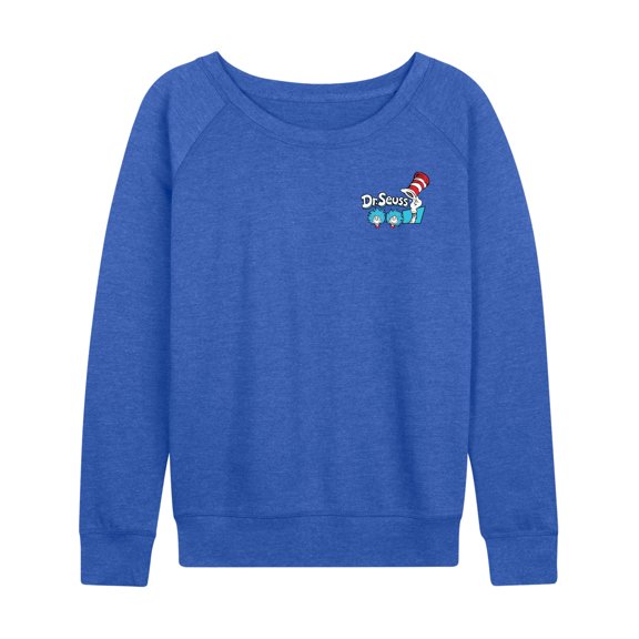 Dr. Seuss - Why Fit In - Women's French Terry Long Sleeve Pullover