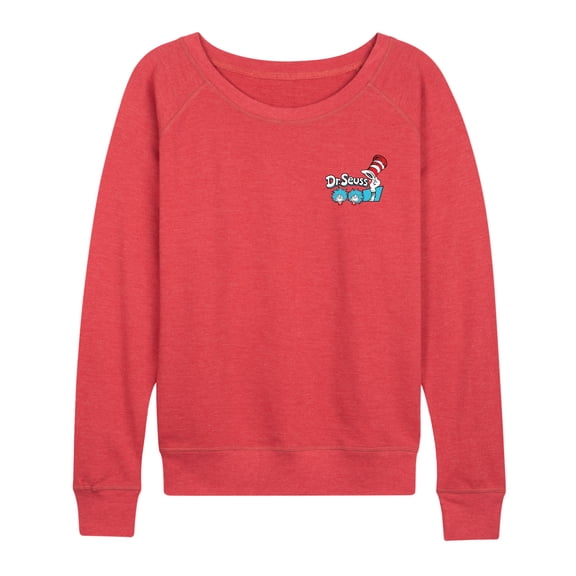 Dr. Seuss - Why Fit In - Women's French Terry Long Sleeve Pullover