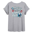 thumbnail image 1 of Dr. Seuss - Why Fit In - Women's Oversized Graphic T-Shirt, 1 of 5