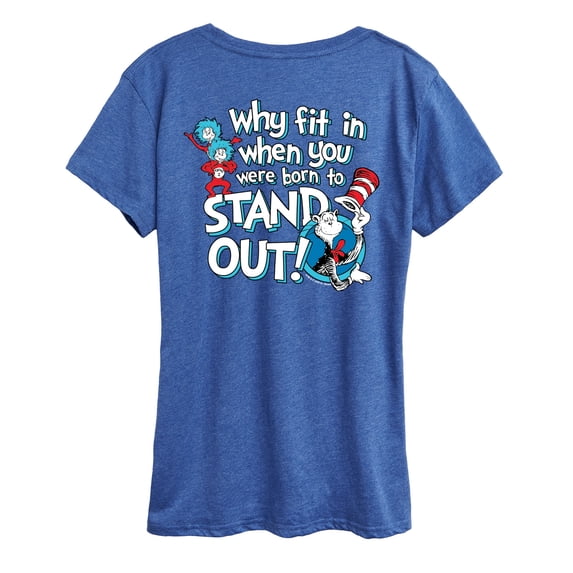 Dr. Seuss - Why Fit In - Women's Short Sleeve Graphic T-Shirt