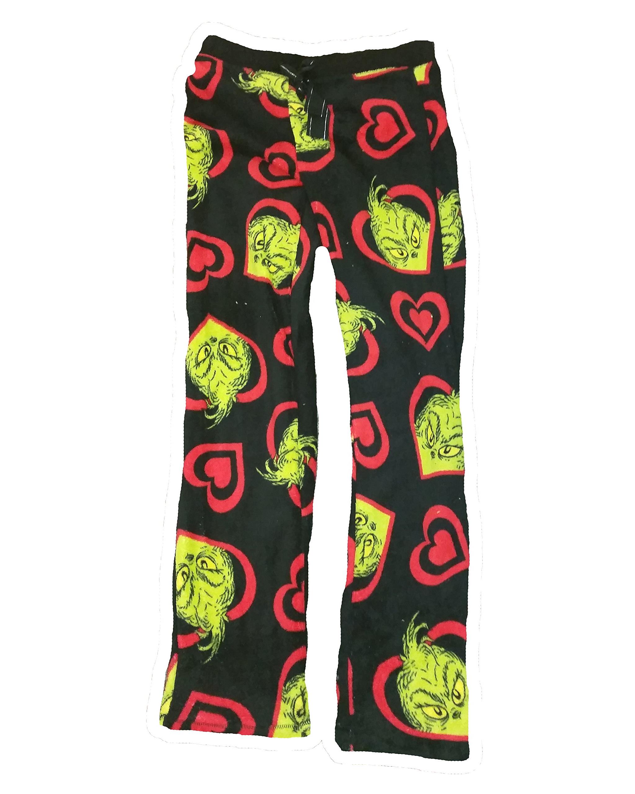 The Grinch Pajama Pants Women Plus Size 1X 2X Dr Seuss Fleece