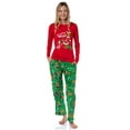 thumbnail image 1 of Dr. Seuss Women's The Grinch Let The Gifting Begin Junior's Lounge Pajama Sleep Set, 1 of 8
