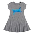 thumbnail image 1 of Dr. Seuss - You Can Steer Yourself - Girls Fit And Flare Cap Sleeve Dress, 1 of 1