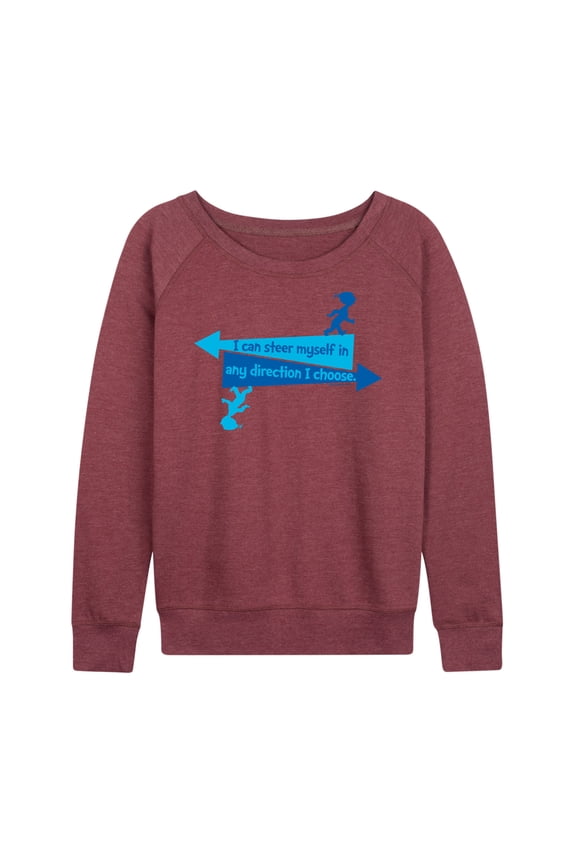 - You Can Steer Yourself - Women's Lightweight French Terry Long Sleeve Shirt