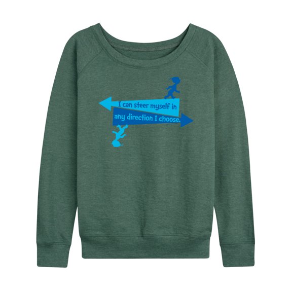 Dr. Seuss - You Can Steer Yourself - Women's Lightweight French Terry Long Sleeve Shirt