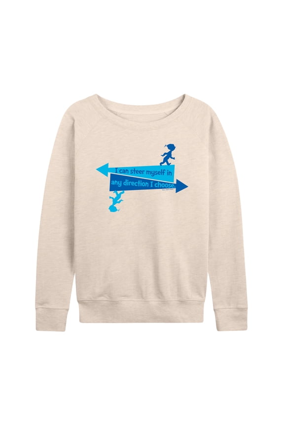 - You Can Steer Yourself - Women's Lightweight French Terry Long Sleeve Shirt