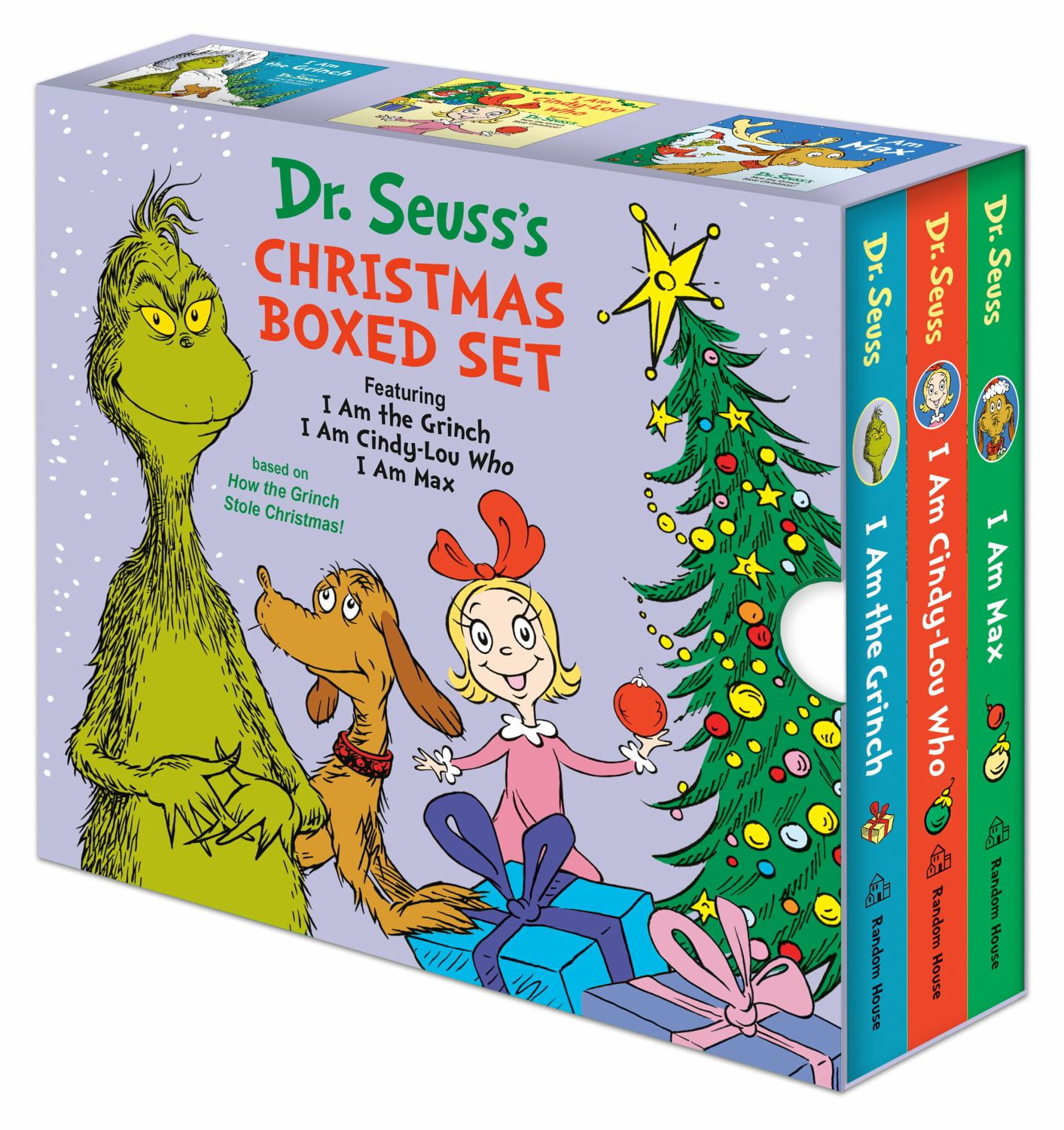 Dr. Seuss's Christmas 3-Book Boxed Set: I Am the Grinch, I Am Cindy-Lou Who; I Am Max: Based on How the Grinch Stole Christmas (Hardcover)