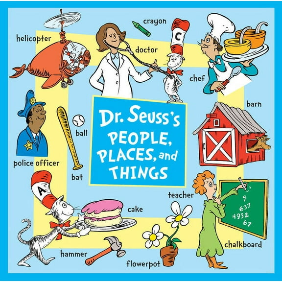 Dr. Seuss's People, Places, and Things, (Board Book)