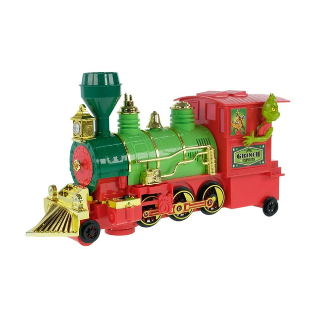 Dr. Seuss' The Grinch Bump 'N Go Train Toy, Battery Operated, Christmas ...