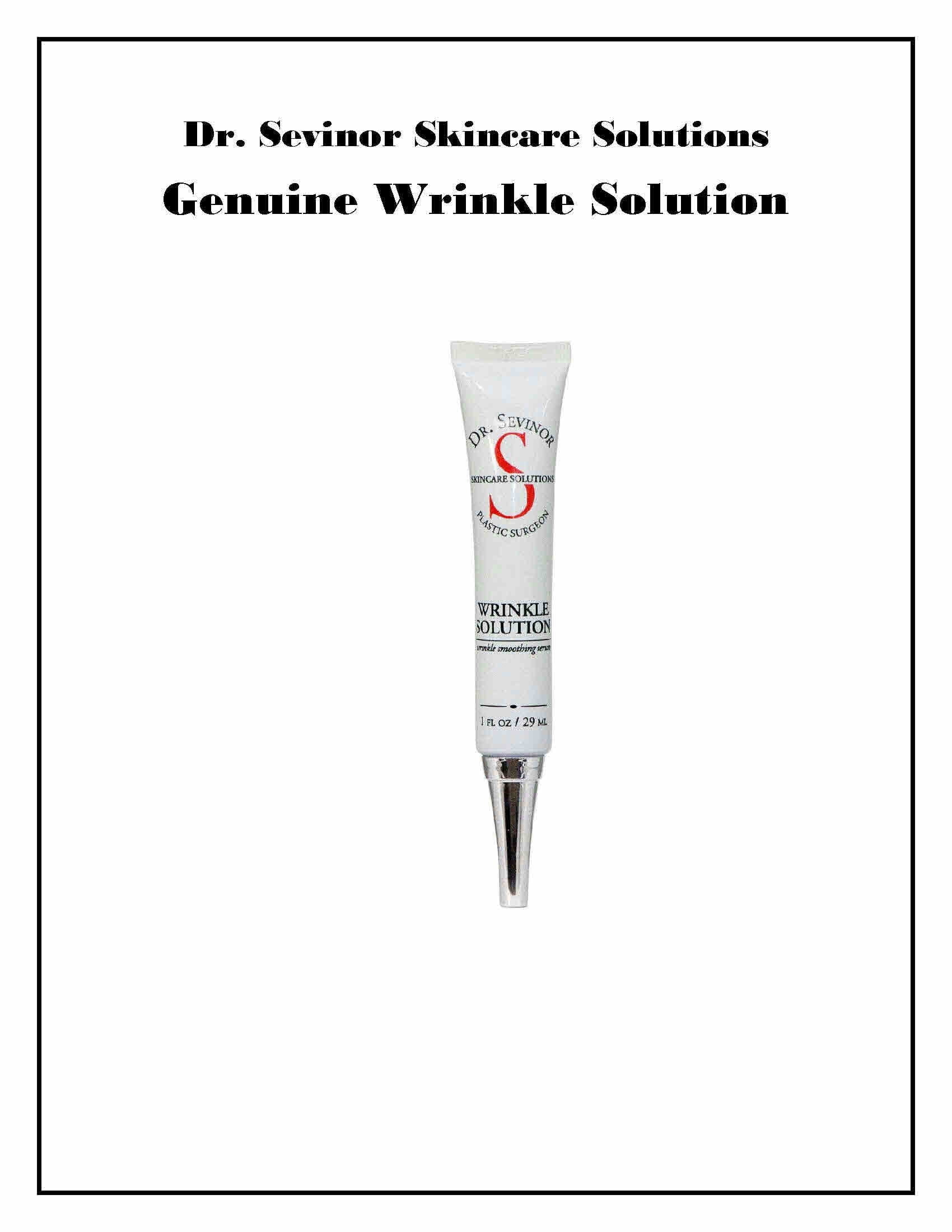 Dr Sevinor Amazing 30 Minute Wrinkle Solution for Men Genuine-Original Amazing Wrinkle Solution Wrinkle Smoothing Tinted Serum 1fl oz As Seen on TV!