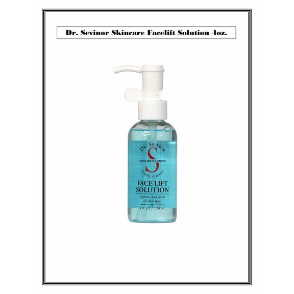 Dr. Sevinor Plastic Surgeon Genuine-Original Amazing Face Lift Solution 4 oz All Skin Types Look Younger As Seen On TV in 30 mins! 4 fl. oz.