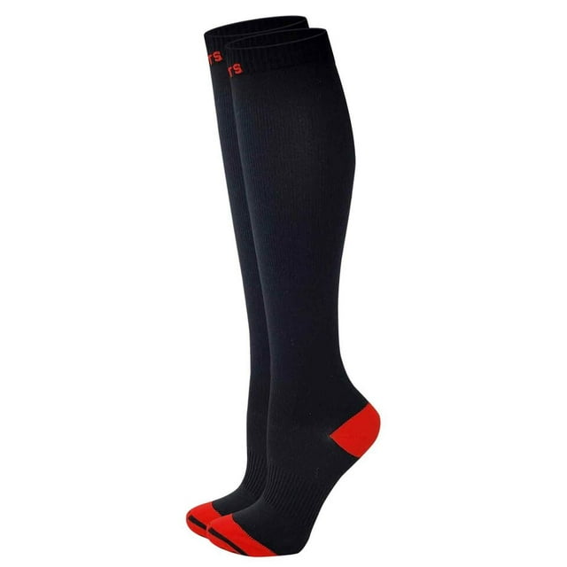 Dr. Shams Unisex Knee-High Compression Socks Solid Colors Nylon Sports ...