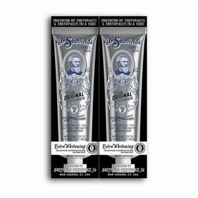 Dr. Sheffield’s Certified Natural Toothpaste (Extra-Whitening) - Fluoride Free (2-Pack)